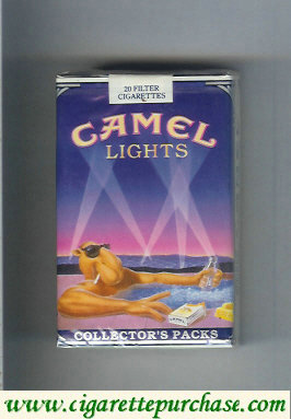 Camel Collectors Packs 6 Lights cigarettes soft box